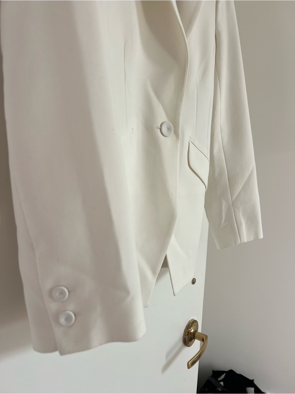 Favorite Daughter White Tailored Blazer - “The Favorite Classic Blazer” - Picture 3 of 7